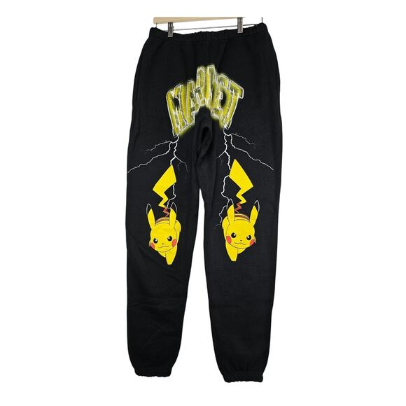 MARKET SWEATPANTS - PIKACHU ELECTRIC SHOCK ARC, MEDIUM, BLACK - Picture 1 of 14